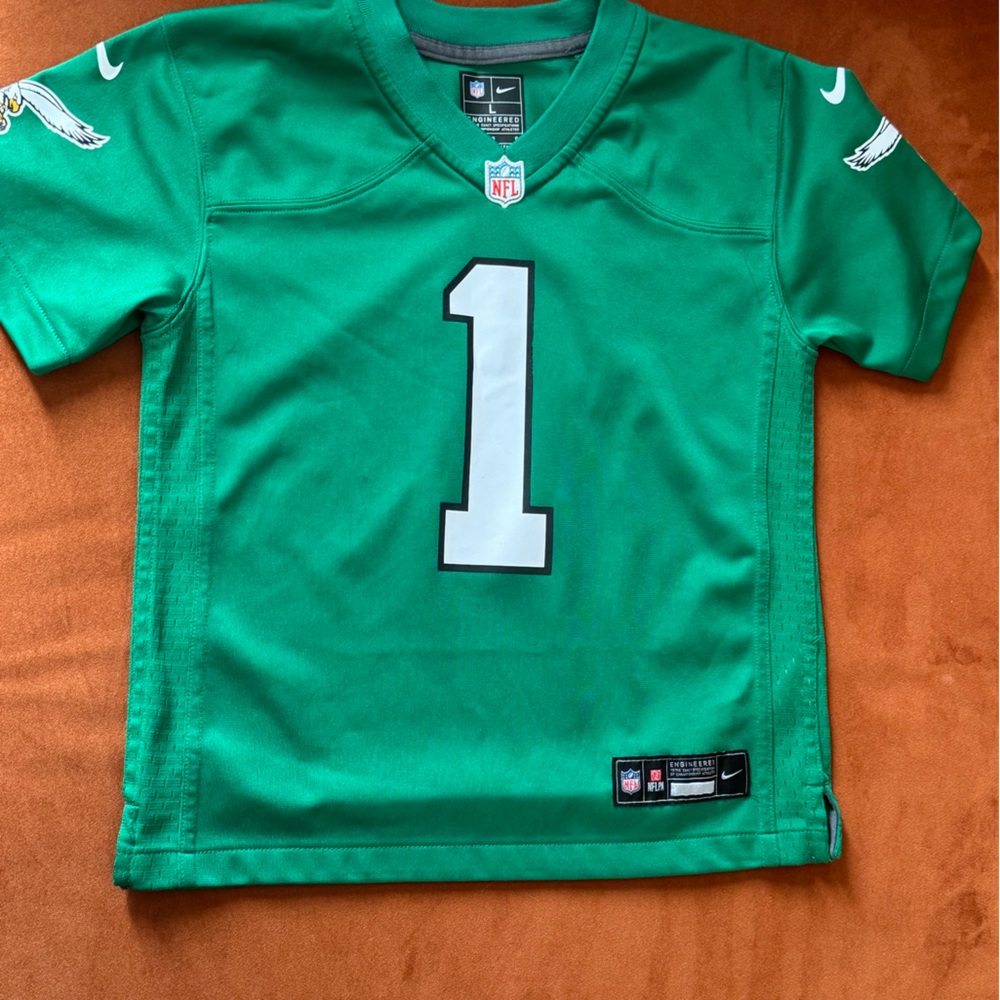 Nike Kids Kelly Green Eagles Jersey